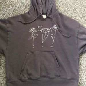 American Eagle flower hoodie.